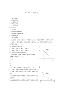 效用论习题集及答案