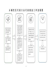 乡镇党员代表大会代表推选工作流程图