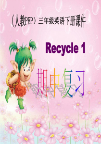 新版pep三年级下recycle1