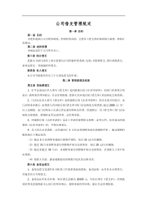 公司借支管理规定