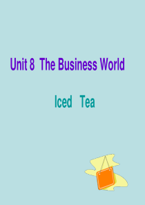 语文版中职英语(基础模块-下册)Unit-8《The-Business-World》ppt课件3