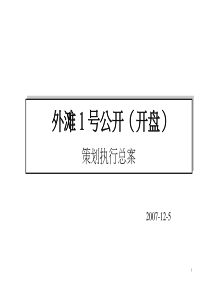 外滩1号开盘策划执行总案-27DOC