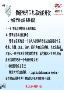 物流信息技术-10章物流管理信息系统的开发1