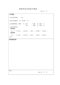 检验科质控月总结报表