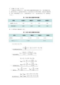 道路交通管理与控制试卷05、06-07第二学期及答案