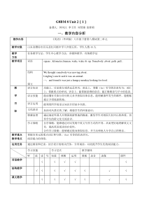 外研版八年级英语下册M8U2教案