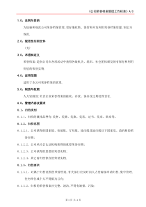 公司荣誉档案管理工作标准