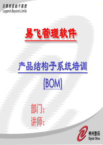 产品结构子系统培训BOM(2)