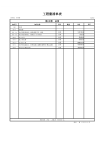 高速公路造价-工程量清单报价表实例.