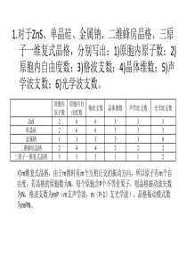 中山大学固体物理第二章作业