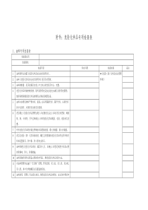 15危险化学品专项检查表