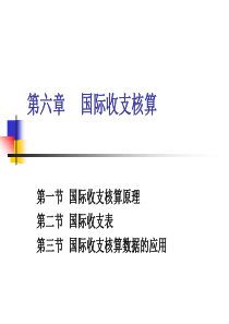 xs国民经济核算(第六章国际收支核算)2012-2013-1(非统计学专业)