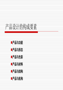 产品设计的构成要素--有漂亮的图片啊