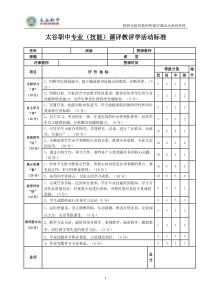 听评课评分标准