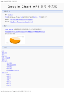 Google Chart API 中文版 - 开发者指南