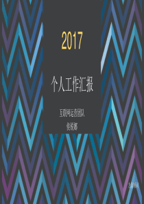 2017简约汇报模板