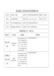 5#楼房屋建筑工程结构实体质量检测方案