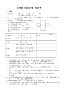 立体图形(包括应用题、图形计算)(黄碧芬)