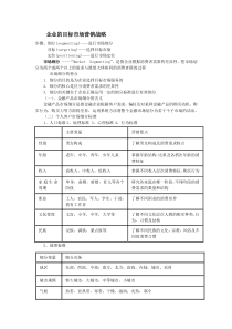 金融营销目标市场选择及定位