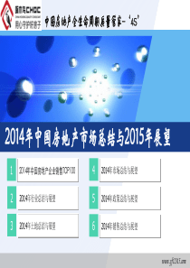 2014年中国房地产行业分析报告