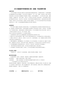 2012级能源与环境系统工程(卓越)专业培养方案