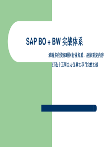 SAPBO+BW实战体系.ppt