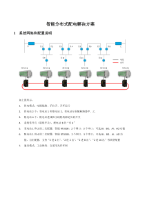 智能分布式配电自动化方案