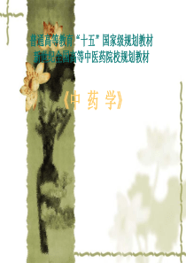 中药学课件