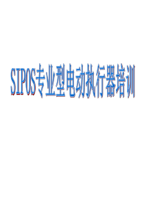 SIPOS专业型执行机构