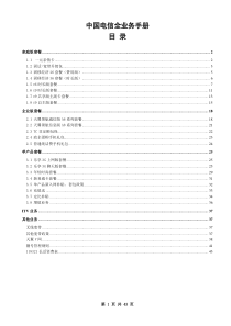 全业务套餐产品手册(XXXX1031)