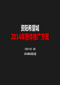 尚美佳资阳希望城整体推广提案