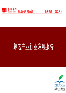 2015年养老产业行业发展研究报告