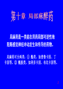 ppt10大学药理学课件