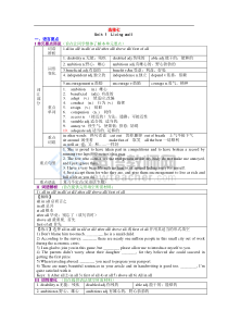 人教版英语选修7各单元重要知识点归纳与整理