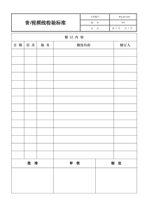 音视频线检验标准