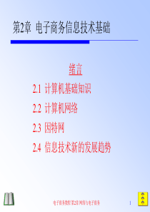 第2章电子商务信息技术基础