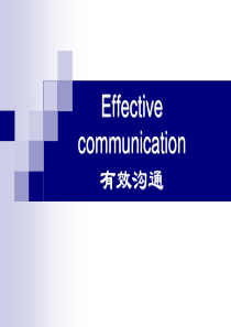 Effective communication(1)