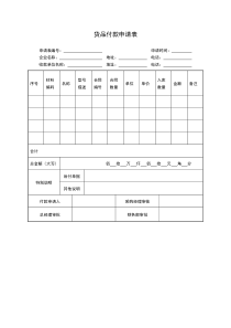 简惑女装付款申请表