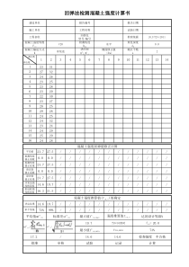 回弹法测混凝土强度换算表