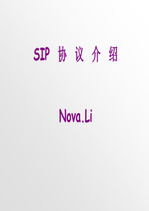 SIP_培训1