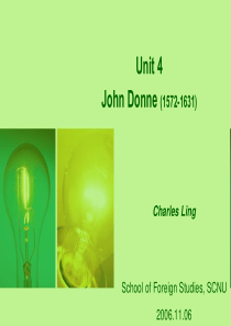 john_donne 英国诗人约翰邓恩(英文版)PPT(全)