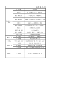 网络公司报价单