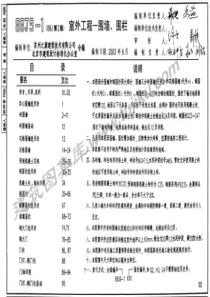 88J9-1室外工程-围墙、围栏