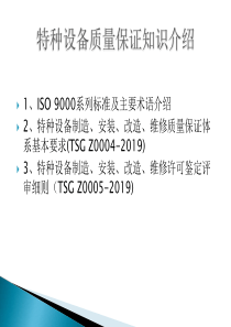 特种设备质量管理的体系