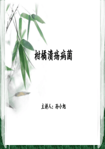 柑橘溃疡病菌