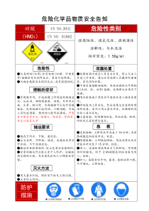 危险化学品安全告知牌(15种)种)