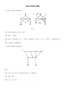 结构力学经典计算题