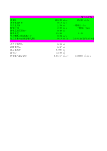 曝气沉砂池设计计算