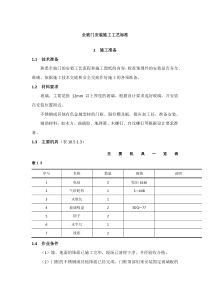 全玻门安装施工工艺标准