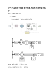 风电机组拓扑结构